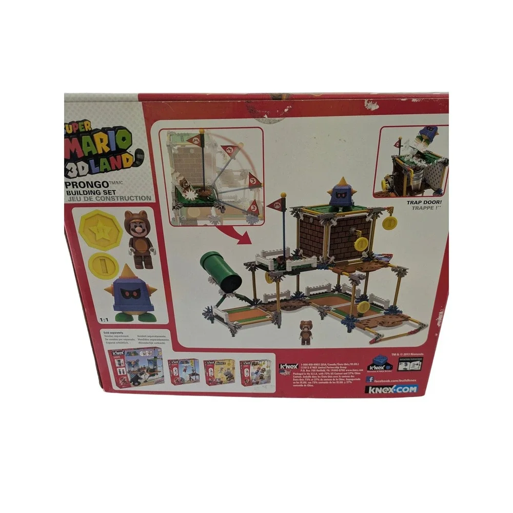 Knex Super Mario 3D Land Prongo Building‎ Set 208 Pcs Limited Edition